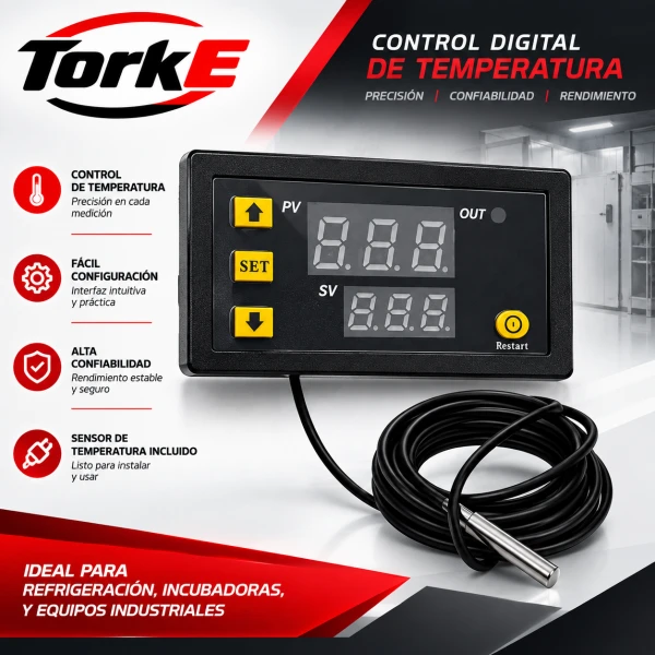 Control Digital de Temperatura 12v's foto | TorkE |  BizneCubano