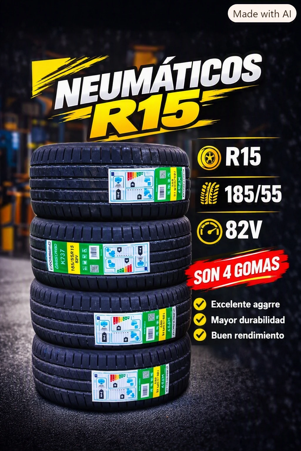 Neumáticos R15 185/55's foto | TorkE |  BizneCubano